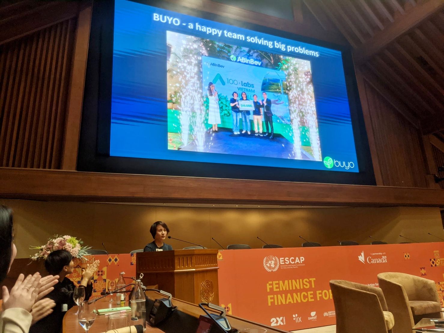 BUYO won 2nd place at She Loves Tech Thailand-Vietnam-Cambodia'23